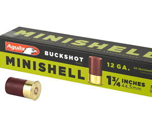 Aguila Minishell Ammunition 12ga 1.75" 4 Buck 20rd