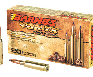 Barnes VOR-TX Ammunition 6.5 Creedmoor 120gr Tipped 20rd