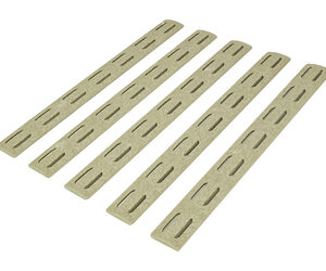 BCM Gunfighter MCMR Rail Panel 5.5 inch Flat Dark Earth (FDE) - 5 Count