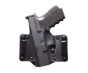 Black Painted Leather Wing Holster for Sig P365 Right Hand Black