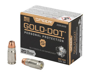 Speer Gold Dot Ammunition 357SIG 125gr HP 20rd