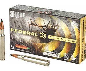 Federal Premium Ammunition 3006 165gr Trophy Copper 20rd