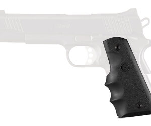 Hogue Grip for 1911 Government, Finger Groove, Black