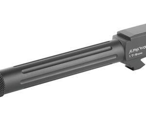 Lone Wolf Distributors AlphaWolf Barrel Glock 17 Threaded Fluted Black