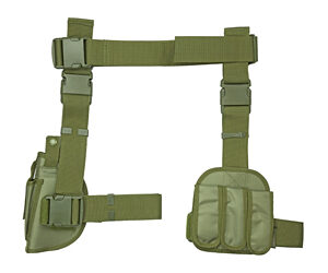 NcStar Drop Leg Holster Magazine Holder Green