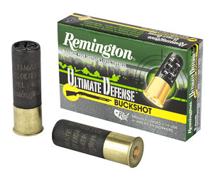 Remington Ultimate Defense 12ga 3in 4 Buckshot Ammunition 5rd