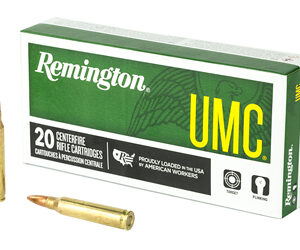 Remington UMC Ammunition 223REM 55gr FMJ 20rd