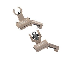 TROY Folding HK Front Offset Sight - Flat Dark Earth (FDE)