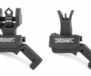 Troy Folding M4 Front Offset Sight, Black