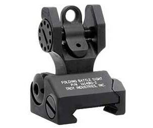 Troy Folding Rear Battle Sight- Black