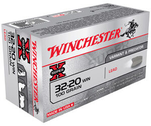 Winchester Super-X 32-20 Win 100gr LD Ammunition 50rd