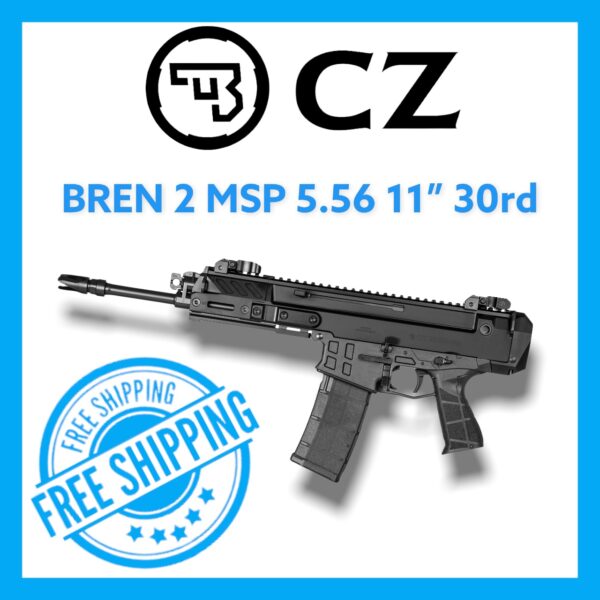 CZ Bren 2 Modular System Pistol 11" 5.56 NATO 30rd Black
