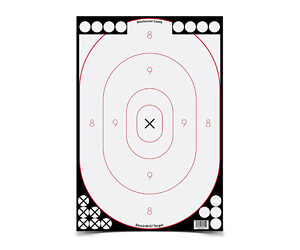 Birchwood Casey Shoot-N-C White/Black Silhouette Targets 5-12x18