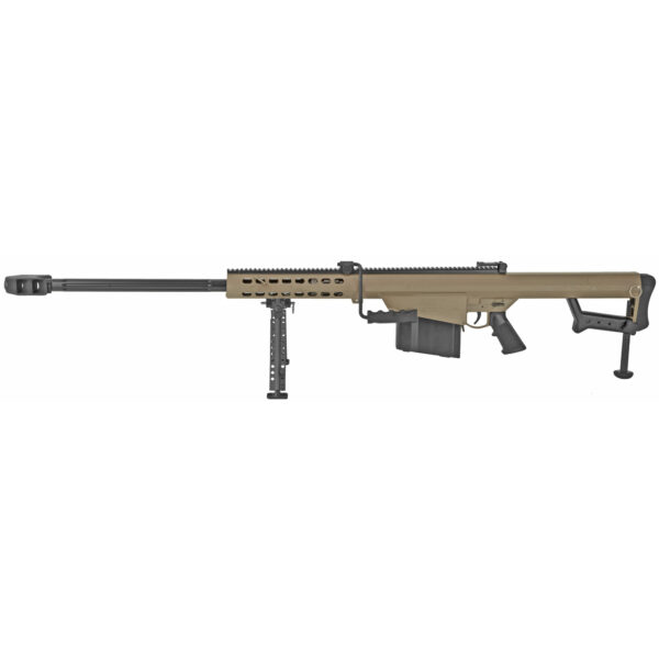 Barrett 82A1 50 BMG 29" 10rd Flat Dark Earth with Monopod and Case