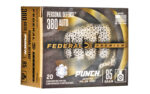 Federal Personal Defense Punch Ammunition 380 Auto 85gr JHP 20rd