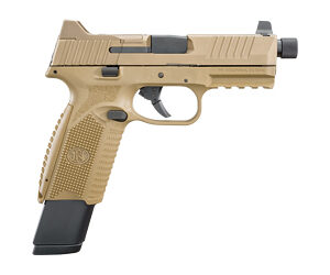 FN 509 Tactical 9mm 4.5" Threaded 24rd Suppressor Sights FDE