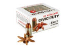 G2R Civic Duty Ammunition 45ACP 164gr 20rd