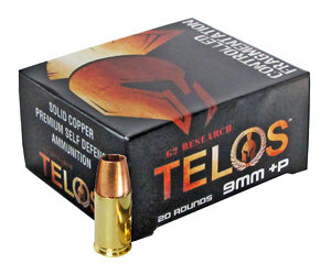 G2R Telos Ammunition 9mm +P 92gr 20rd