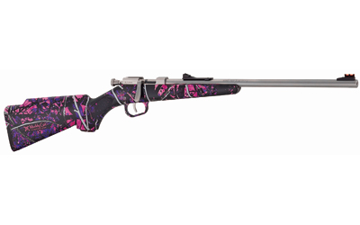 Henry Arms Mini Bolt Youth 22LR 16.25 Muddy Girl Stainless H005MG-img-0