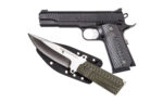 Magnum Research Desert Eagle 1911 .45ACP 5 Black FS with Knife