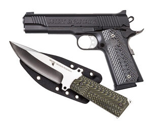 Magnum Research Desert Eagle 1911 .45ACP 5 Black FS with Knife
