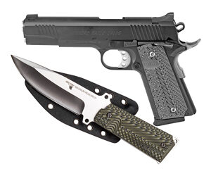 Magnum Research Desert Eagle 1911 10MM 5 Black FS with Knife