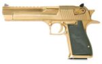 Magnum Research Desert Eagle MK19 50AE 6" Gold/Titanium