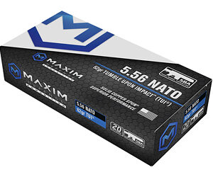 MAXIM 556NATO 62GR TUI SBA 20/500