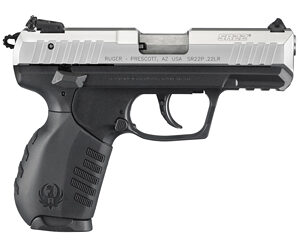 Ruger SR22 3.5 10rd Silver Black