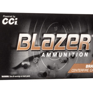 CCI Blazer Brass Ammunition 10mm 180gr FMJ Flat Nose 50rd