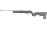 Ruger 10/22 22LR Takedown 16.4 Magpul Stealth Gray X-22 Stock Stainless Threaded Fiber Optic