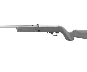 Ruger 10/22 22LR Takedown 16.4 Magpul Stealth Gray X-22 Stock Stainless Threaded Fiber Optic
