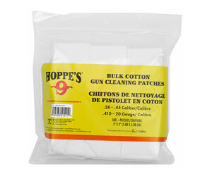Hoppe's Cleaning Patches 38-45Cal 500 Pack