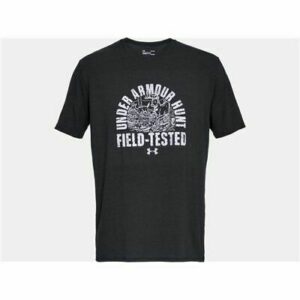 UNDER ARMOUR BLACK FIELD TESTED Hunting T-SHIRT