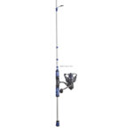 Penn Battle III 3000 Spin Reel Combo 7ft Rod Blue & White Metal Body