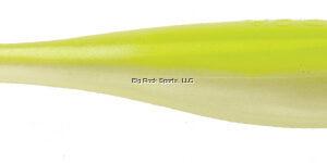 DOA 80417 C.A.L. Shad Tail, 3", Key Lime, 12/Pack