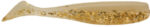 DOA 80309 C.A.L. Shad Tail, 3" Glow/Gold Rush Belly, 12/Pack