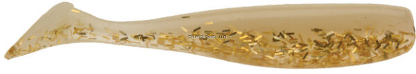 DOA 80309 C.A.L. Shad Tail, 3" Glow/Gold Rush Belly, 12/Pack