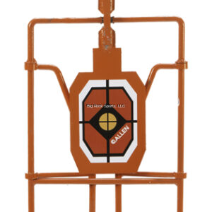 Allen 15243 Ez-Aim Steel Silhouette Spinner Target, Black/Red