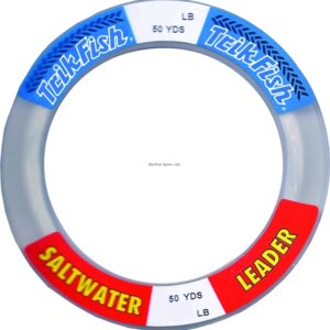 Trik Fish SWL0002001 Mono SW Leader Wrist Spool 20lb 50yd Clear