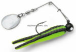 Johnson BSVP1/4-BCO Beetle Spin Jig 2", 1/4oz, Black/Chartreuse/Orange