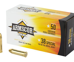 Armscor Ammunition .38 Special 158gr FMJ 50rd