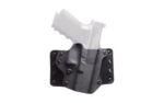Black Painted Leather Wing Holster for 1911 5" Right Hand Black