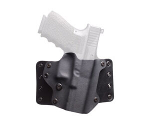 Black Painted Leather Wing Holster for 1911 5" Right Hand Black