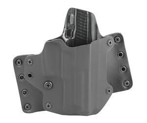 Black Painted Leather Wing Holster for Sig P229, Right Hand, Black