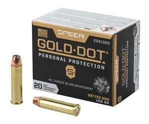 Speer Gold Dot Ammunition 327 Federal 100gr HP 20rd