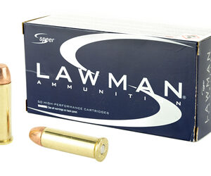CCI Spr Lawman 38spl+p 158gr TMJ Ammunition 50rd