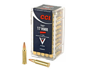 CCI 17HMR 17gr TNT HP Ammunition 50rd