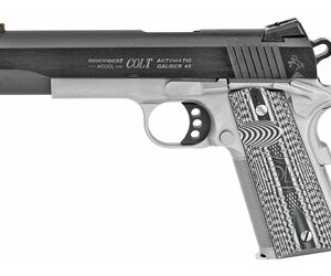 Colt Government Comp 45ACP 5" 8RD Stainless/Black