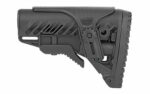 FAB Defense AR-15 Tactical Adjustable Stock, Black